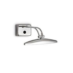 [8021696017334] Lampada da parete cromo L 250 x H 100 x P 220 mm