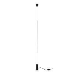 [8021696301068] Lampada da parete filo nero D60xP70mm