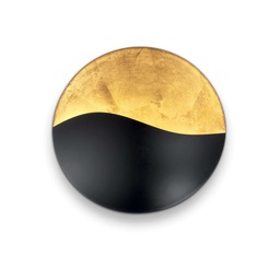 [8021696133300] Lampada da parete nero D 350 x P 130 mm