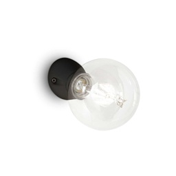 [8021696180304] Lampada da parete nero D 75 x H 68 x P 65 mm