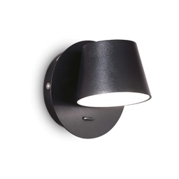 [8021696167121] Lampada da parete nero L 120 x H 120 x P 120 mm
