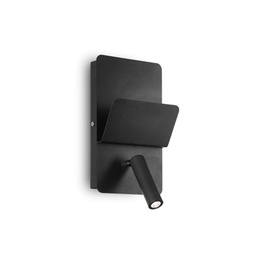 [8021696176550] Lampada da parete nero L 150 x H 250 x P 75 mm