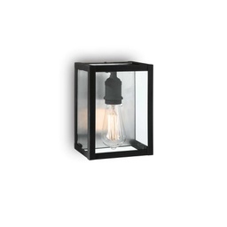 [8021696092836] Lampada da parete nero L 170 x H 230 x P 135 mm