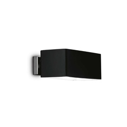 [8021696009513] Lampada da parete nero L 200 x H 70 x P 140 mm