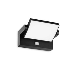 [8021696287737] Lampada da parete nero L 212 x H 100 x P min 120 - max 165 mm