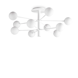 [8021696285245] Lampada da soffitto bianco D 1240 x H 535 mm