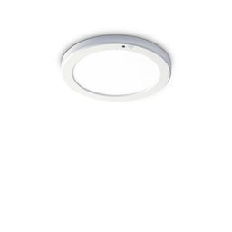 [8021696290805] Lampada da soffitto bianco D 220 x H 18 mm