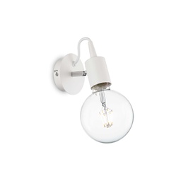 [8021696138374] Lampada parete Edison bianca L120xH270xP250mm