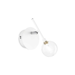 [8021696200378] Lampada parete MARACAS AP1 bianco L100xH200xP125mm