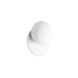 [8021696306940] Lampada parete Ninfea D200xP120mm Bianco