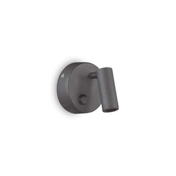 [8021696142579] Lampada parete nera 90x130mm