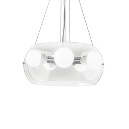 [8021696016863] Lampada sospensione AUDI-10 trasparente D485xH470-1000mm