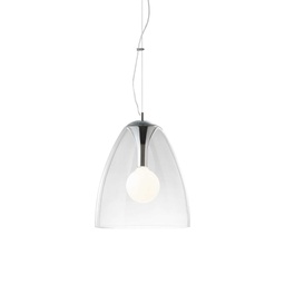 [8021696016931] Lampada sospensione AUDI-20 trasparente D350xH740-2490mm