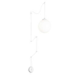 [8021696160863] Lampada sospensione BOA, bianca, D300xH550-12000mm
