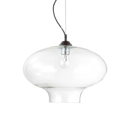 [8021696120898] Lampada sospensione Bistro' trasparente D400xH545-2295mm