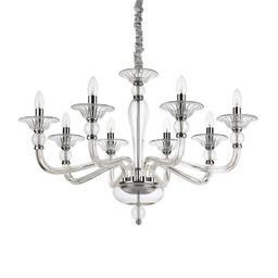 [8021696159980] Lampada sospensione Danieli D850xH800-1700 trasparente