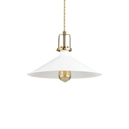[8021696238210] Lampada sospensione ERIS-4 bianca D360xH450-2080mm