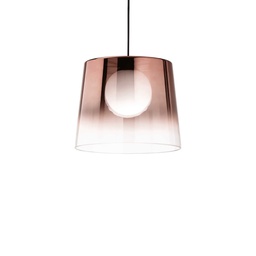 [8021696271309] Lampada sospensione FADE Rame D270xH460-2110mm