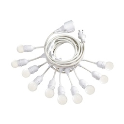 [8021696246802] Lampada sospensione FIESTA SP10 bianco - L6050xH140xP40mm