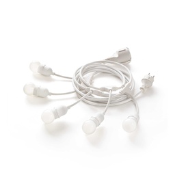 [8021696218724] Lampada sospensione FIESTA SP5 bianco - L4040xH140xP40mm