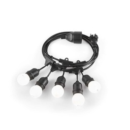 [8021696159836] Lampada sospensione FIESTA SP5 nero - L 4040 x H 140 x P 40 mm