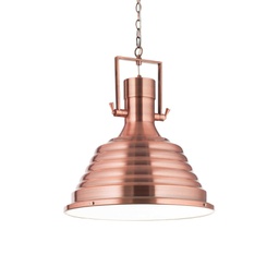 [8021696134871] Lampada sospensione Fisherman rame D485xH770-1450mm