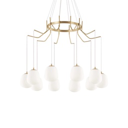[8021696206394] Lampada sospensione KAROUSEL D825xH1220-1330mm