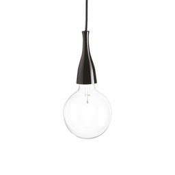 [8021696009407] Lampada sospensione MINIMAL D125xH510-2420mm nera