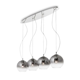 [8021696149561] Lampada sospensione Nemo Plus SP4 - L940xH430-1300xP200mm