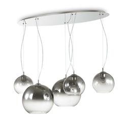 [8021696138305] Lampada sospensione Nemo Plus SP5 - L1070xH525-1285xP600mm