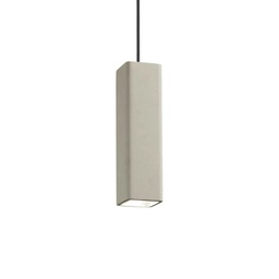 [8021696150673] Lampada sospensione OAK SP1 Cemento 70x495-1340x70 mm