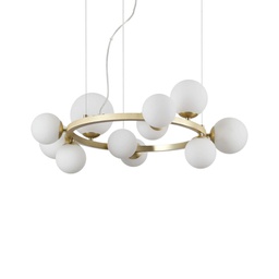 [8021696283807] Lampada sospensione PERLAGE SP11 Bianco - D730 x H550-2300mm