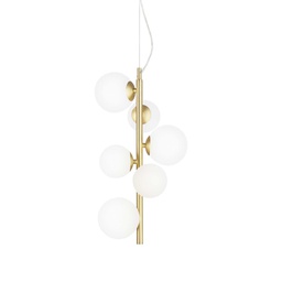 [8021696283821] Lampada sospensione PERLAGE SP6 Bianco - D260 x H770-2520mm