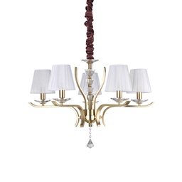 [8021696197722] Lampada sospensione Pegaso Ottone D720xH735-1500mm