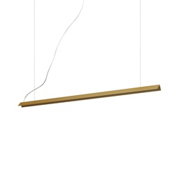 [8021696275383] Lampada sospensione V-Line Ottone 1100x280-2000x34mm