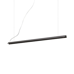 [8021696275376] Lampada sospensione V-Line nera 1100x280-2000x34mm