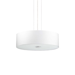 [8021696122236] Lampada sospensione Woody D500xH400-2150mm Bianco
