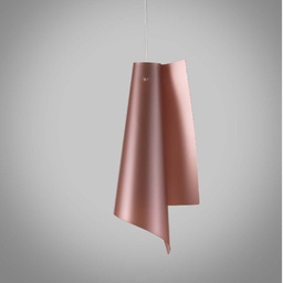 [VELA/S/50/COP] Lampadario a sospensione in Polilux VELA Rame diametro 19 x h49 cm