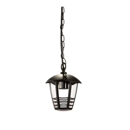 [054507] Lampadario a sospensione in alluminio nero ETNA 17x17x h84 cm