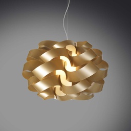 [CLO/S/30/NGLD] Lampadario a sospensione una luce CLOUD Oro diametro 28x h18 cm