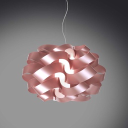 [CLO/S/30/PKM] Lampadario a sospensione una luce CLOUD Rosa diametro 28x h18 cm