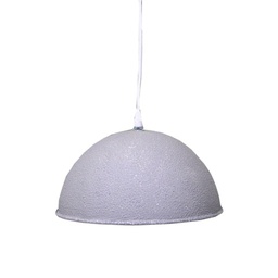 [V3714360000] Lampadario metallo vintage bianco/grigio con attacco cmø26h19