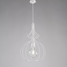 [BL221-BA] Lampadario moderno bianco urban industrial cm 35