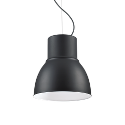 [8021696232041] Lampadario moderno industrial nero cm 46.5