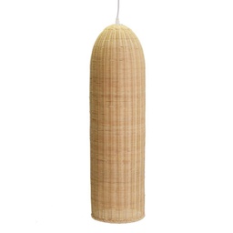 [V3717880000] Lampadario rattan naturale con attacco cmø20h77