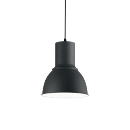 [8021696137681] Lampadario sala cucina industrial nero cm 23.5
