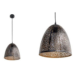 [GIC778964] Lampadario urban industrial moderno in metallo cm 25 x 108 nero