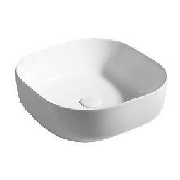 [DFLEX-185-LA55] Lavabo da appoggio 43x43 cm, colore bianco