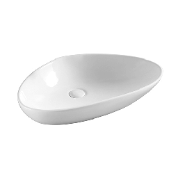 [DFLEX-185-LA35] Lavabo da appoggio 58x38.5 cm, colore bianco