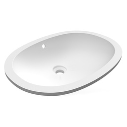 [DFLEX-185-RNTO-55] Lavabo sottopiano ovale variant 55x41 cm bianco